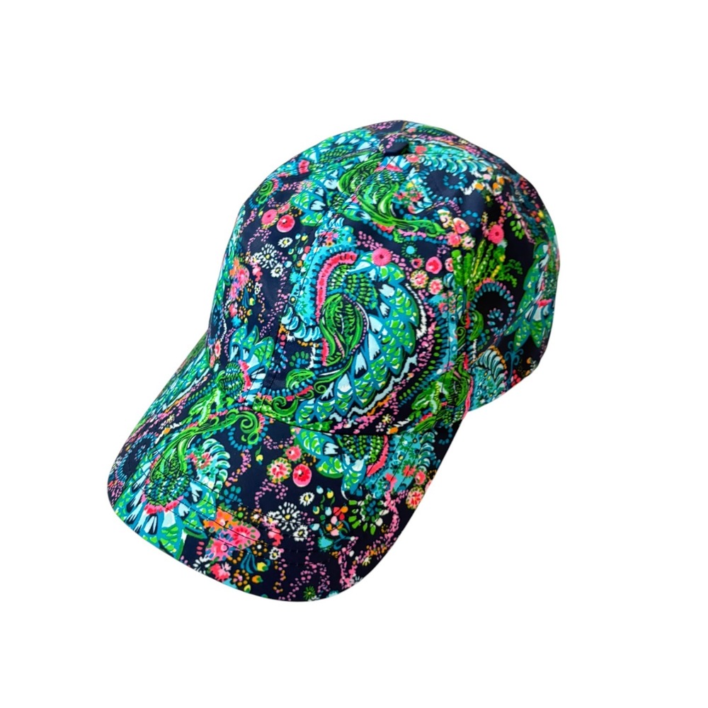 Lilly Pulitzer Run Around Hat Take Me to the Sea Baseball Cap Hat Adjustable